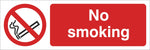 No Smoking Sign, Self Adhesive Vinyl, 1mm PVC, 5mm Correx Board