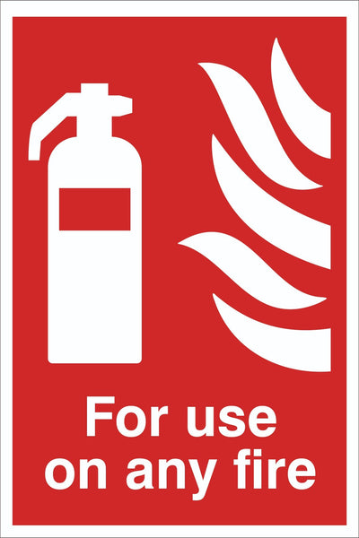 For Use on any fire Sign, Self Adhesive Vinyl, 1mm PVC, 5mm Correx Board