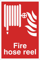 Fire Hose Reel Sign, Self Adhesive Vinyl, 1mm PVC, 5mm Correx Board