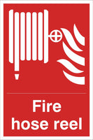 Fire Hose Reel Sign, Self Adhesive Vinyl, 1mm PVC, 5mm Correx Board