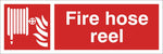 Fire Hose Reel Sign, Self Adhesive Vinyl, 1mm PVC, 5mm Correx Board