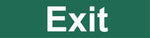 Exit Sign, Self Adhesive Vinyl, 1mm PVC, 5mm Correx Board