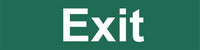 Exit Sign, Self Adhesive Vinyl, 1mm PVC, 5mm Correx Board